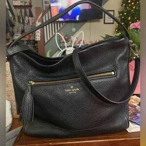 Kate Spade Black Leather Tote